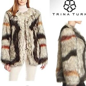 COPY - Trina Turk Faux Fur Jacket